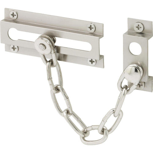 Defender Security Satin Nickel Chain Door Guard