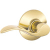 Schlage Bright Brass Accent Passage Door Lever