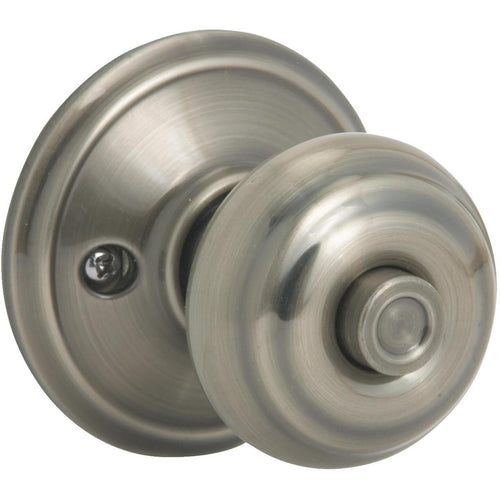 Schlage Georgian Antique Pewter Bed & Bath Door Knob