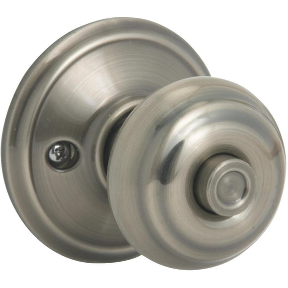Schlage Georgian Antique Pewter Bed & Bath Door Knob