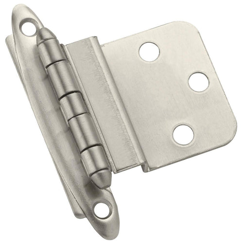 Amerock Non Self-Closing Satin Nickel Inset Hinge