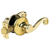 Kwikset Signature Series Polished Brass Lido Passage Door Lever