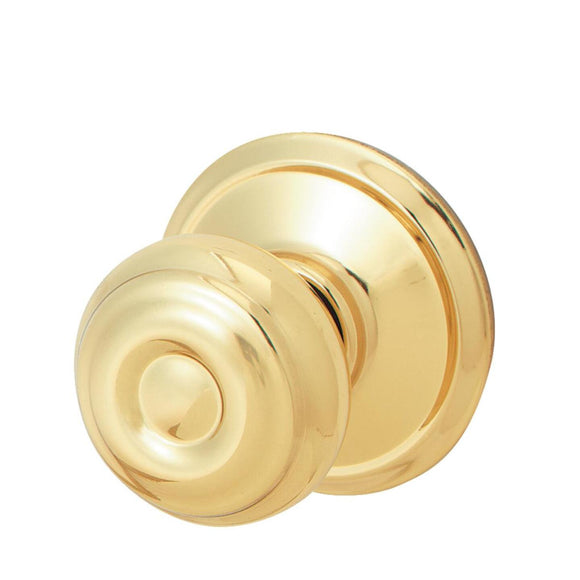 Schlage Georgian Bright Brass Hall & Closet Door Knob