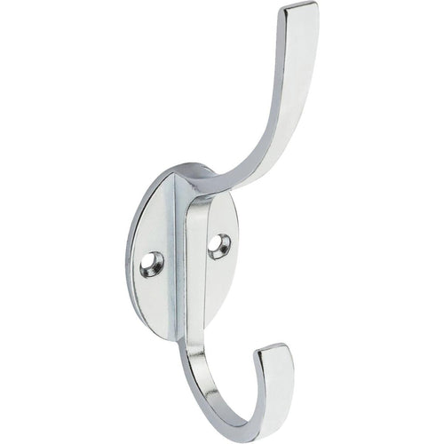 Stanley Home Designs Chrome Modern Coat & Hat Wardrobe Hook