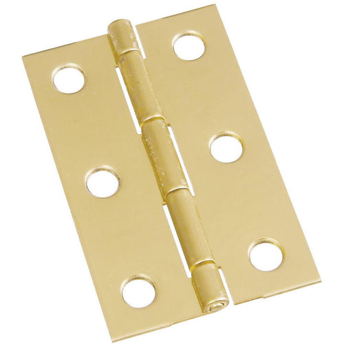 National 2-1/2 In. x 9/16 In. Medium Clear Coat Decorative Hinge