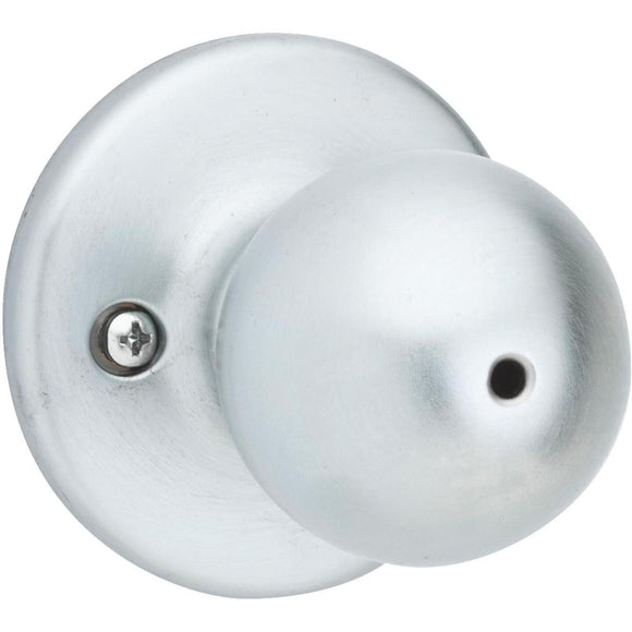 Kwikset Polo Satin Chrome Bed & Bath Door Knob