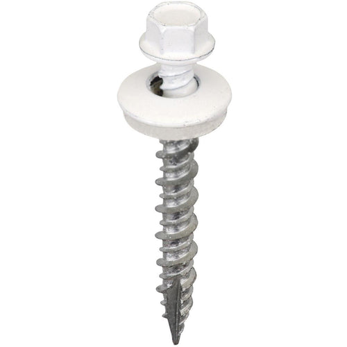 Acorn International 1-1/2 In. Washered Bright White Framing Screw (250 Ct.)