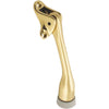 National 5 In. Polished Brass Kickdown Door Holder