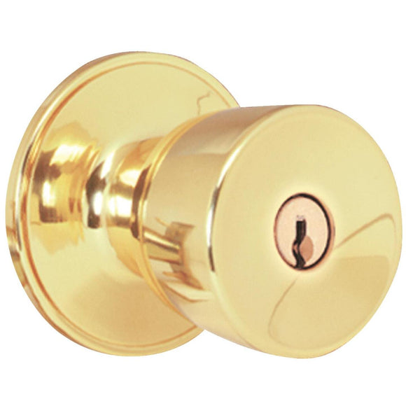 Dexter Bright Brass Entry Door Knob