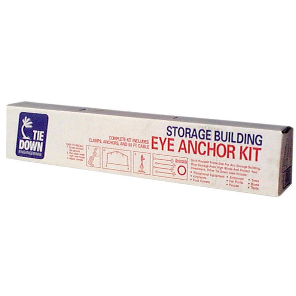 Tie Down Storage Building Anchor Kit