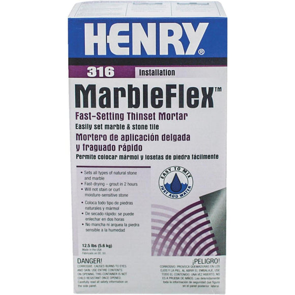 Henry Marbleflex 12-1/2 Lb White Mortar Mix