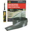 M-D 3-1/2 In. x 20 Ft. Gray Vinyl Threshold Garage Door Seal Kit