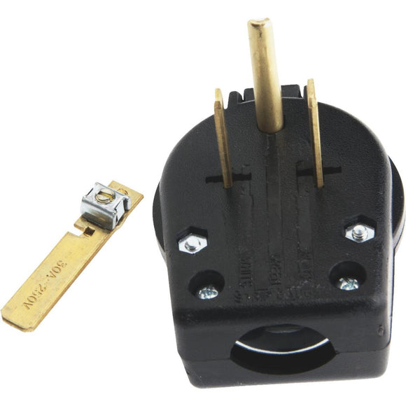 Forney 30A/50A 250V 3-Wire 2-Pole Pin-Type Power Plug