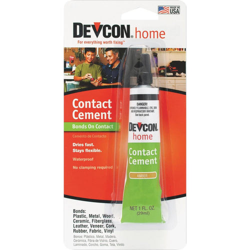 Devcon 1 Oz. Amber Contact Cement