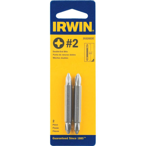 Irwin Phillips #2 Phillips Double-End Screwdriver Bit