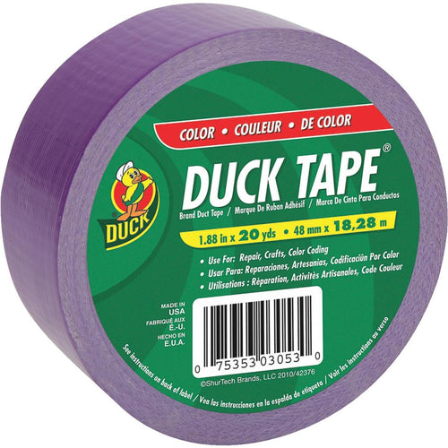 Duck Tape 1.88 In. x 20 Yd. Colored Duct Tape, Purple