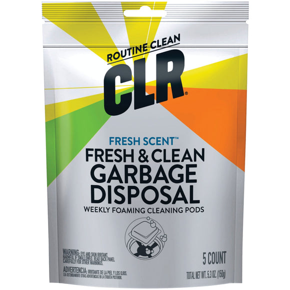 CLR Fresh & Clean Foaming Garbage Disposer Cleaner Pods (5-Count)