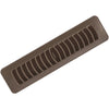 Imperial 2-1/4 In. x 12 In. Brown Plastic Louvered Floor Register