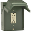 GE Backyard 20A Green Residential Grade 5-20R GFI Outlet