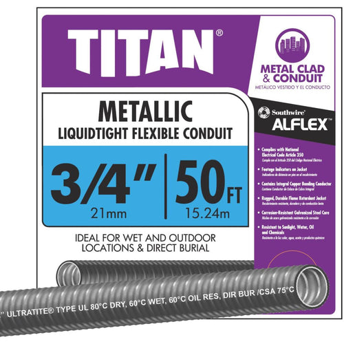 Southwire 3/4 In. x 50 Ft. Flexible Flexible Metal Conduit