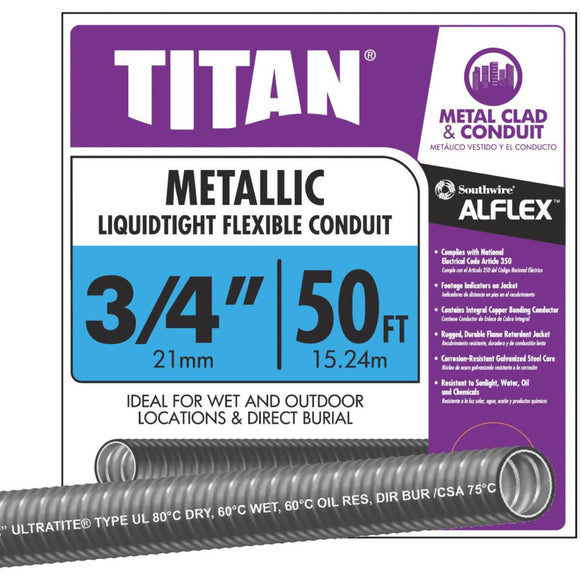 Southwire 3/4 In. x 50 Ft. Flexible Flexible Metal Conduit