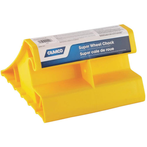 Camco Yellow Polypropylene Super RV Wheel Chock