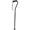 Medline Black Aluminum Offset Handle Cane