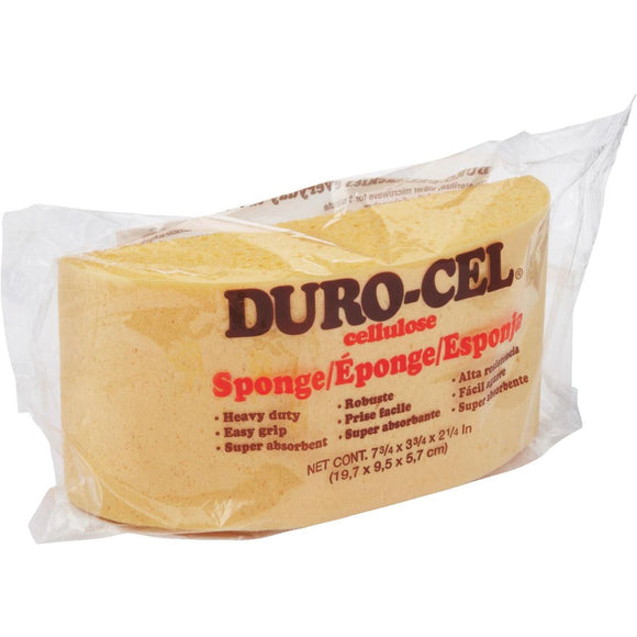 Duro-Cel Turtle Back 7.75 In. x 3.75 In. Yellow Cellulose Sponge