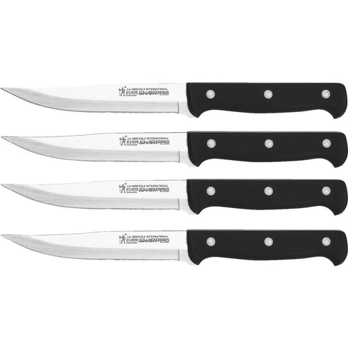 J.A. Henckels International Eversharp 4.5 In. Stainless Steel Steak Knife Set (4-Piece)