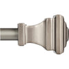 Kenney Fast Fit Milton 36 In. To 66 In. 5/8 In. Pewter Curtain Rod