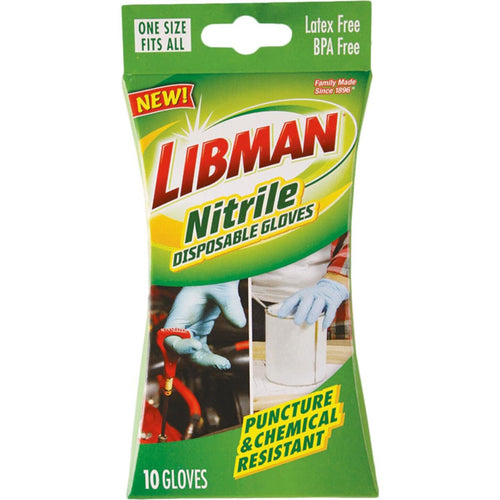 Libman Disposable Nitrile Glove (10 Pack)