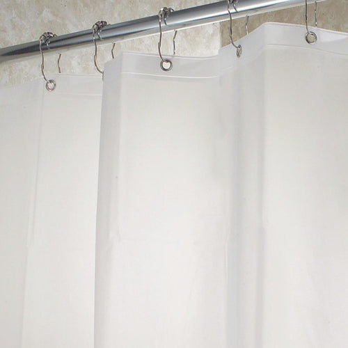 InterDesign Gia 72 In. x 72 In. Clear Vinyl Shower Curtain Liner