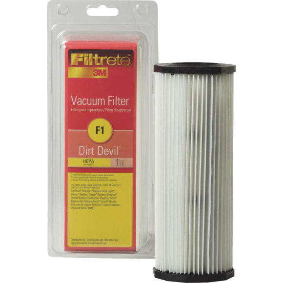 3M Filtrete Dirt Devil Type F1 HEPA Breeze, Jaquar, Kinetex, Vision Vacuum Filter