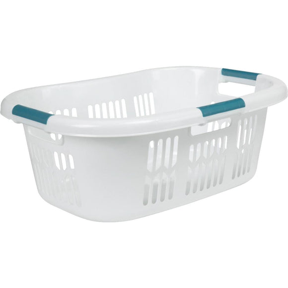 Rubbermaid 3-Handled White Laundry Basket