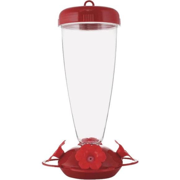 Perky-Pet 24 Oz. Plastic Top-Fill Hummingbird Feeder