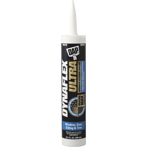 DAP DYNAFLEX ULTRA 10.1 Oz. Window, Door, Siding & Trim Sealant, White