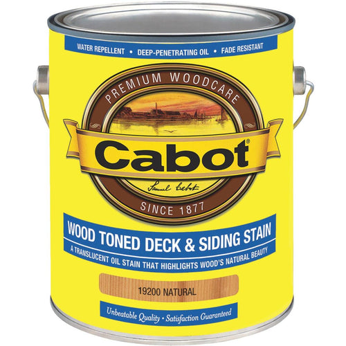 Cabot VOC Wood Toned Deck & Siding Exterior Stain, Natural, 1 Gal.