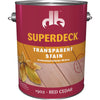 Duckback SUPERDECK VOC Transparent Exterior Stain, Red Cedar, 1 Gal.