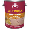 Duckback SUPERDECK Transparent Exterior Stain, Redwood, 1 Gal.