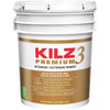 KILZ Premium Water-Base Interior/Exterior Sealer Stain Blocking Primer, White, 5 Gal.