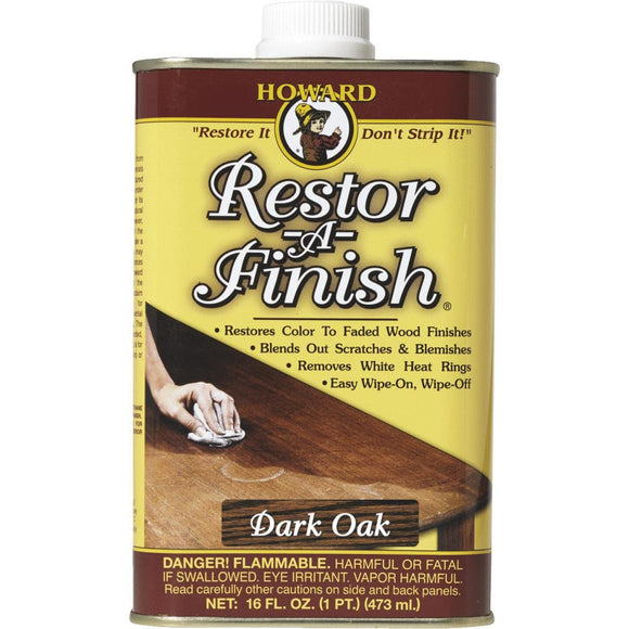 Howard Restor-A-Finish 16 Oz. Dark Oak Wood Finish Restorer