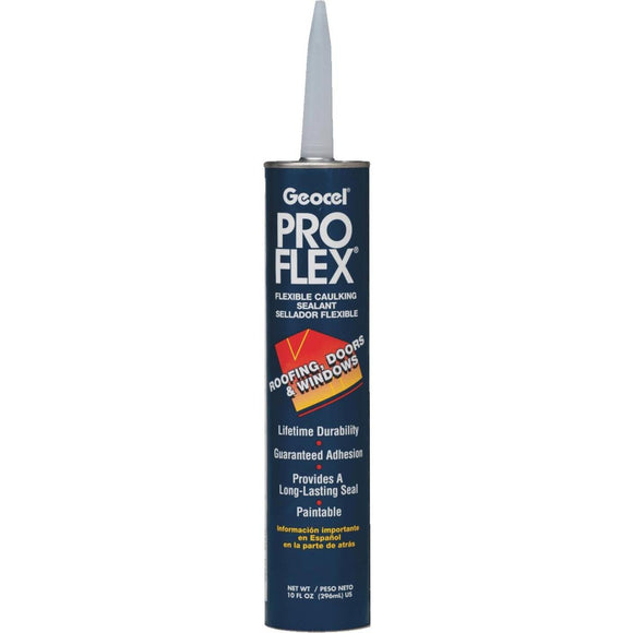 Geocel Pro Flex 10 Oz. Caulking Polymer Sealant, Black