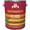 Duckback SUPERDECK Translucent Log Home Oil Finish, Autumn Brown, 1 Gal.