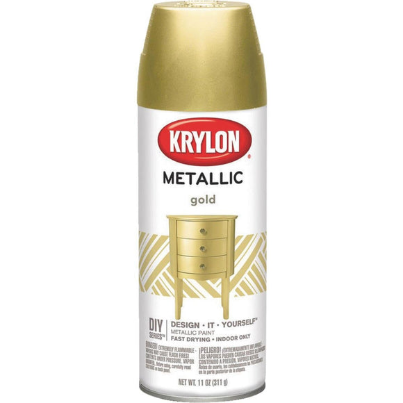 Krylon 11 Oz. Metallic Gloss General Purpose Spray Paint, Gold