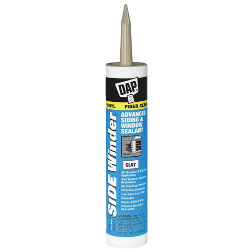 DAP Side Winder 10.1 Oz. Advanced Siding & Window Polymer Sealant, Clay