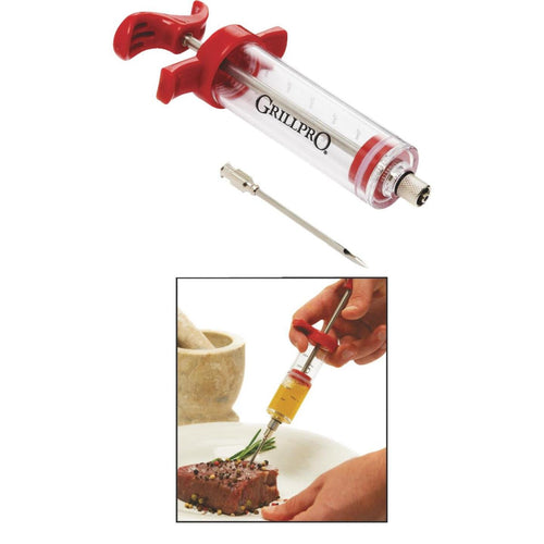 GrillPro Stainless Steel 10 In. Marinade Meat Injector