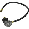 GrillPro 24 In. PVC POL LP Hose & Regulator