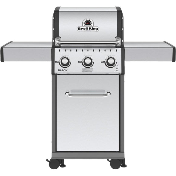 Broil King Baron S320 3-Burner Stainless Steel 30,000-BTU LP Gas Grill