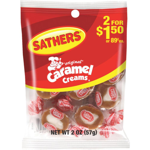 Sathers 2 Oz. Caramel Creams
