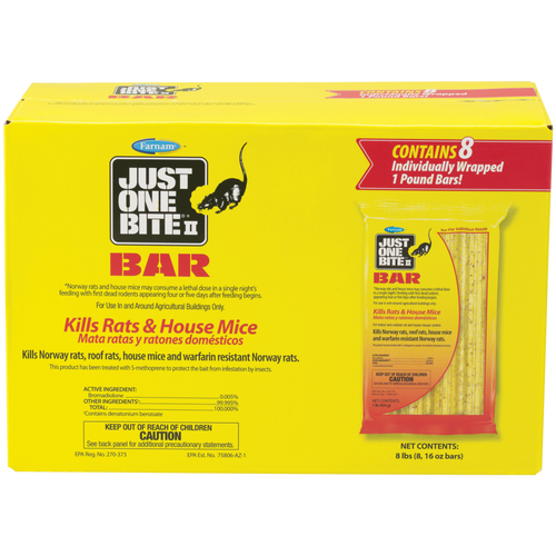 Just One Bite II Bar Rat & Mouse Killer (8 lbs)